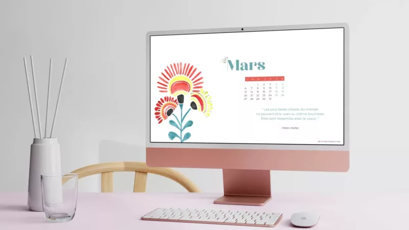Juin et ses décisions - Tes fonds d’écran & calendrier de Mars 2023 à télécharger gratuitement