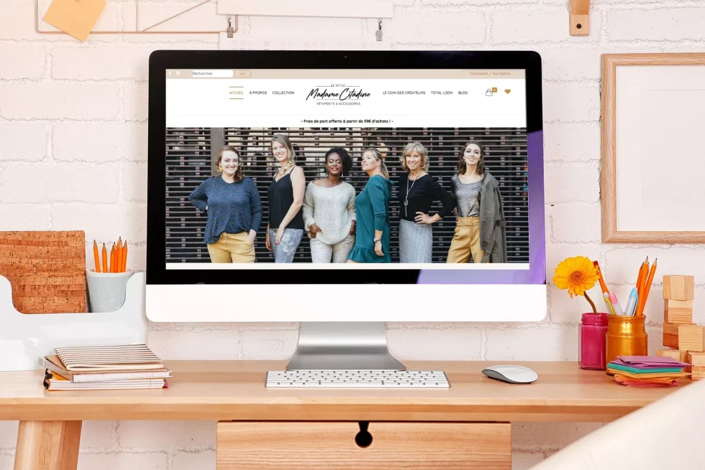Conception de site e-commerce pour Madame Citadine - Capture Communication Agence de communication à Caen