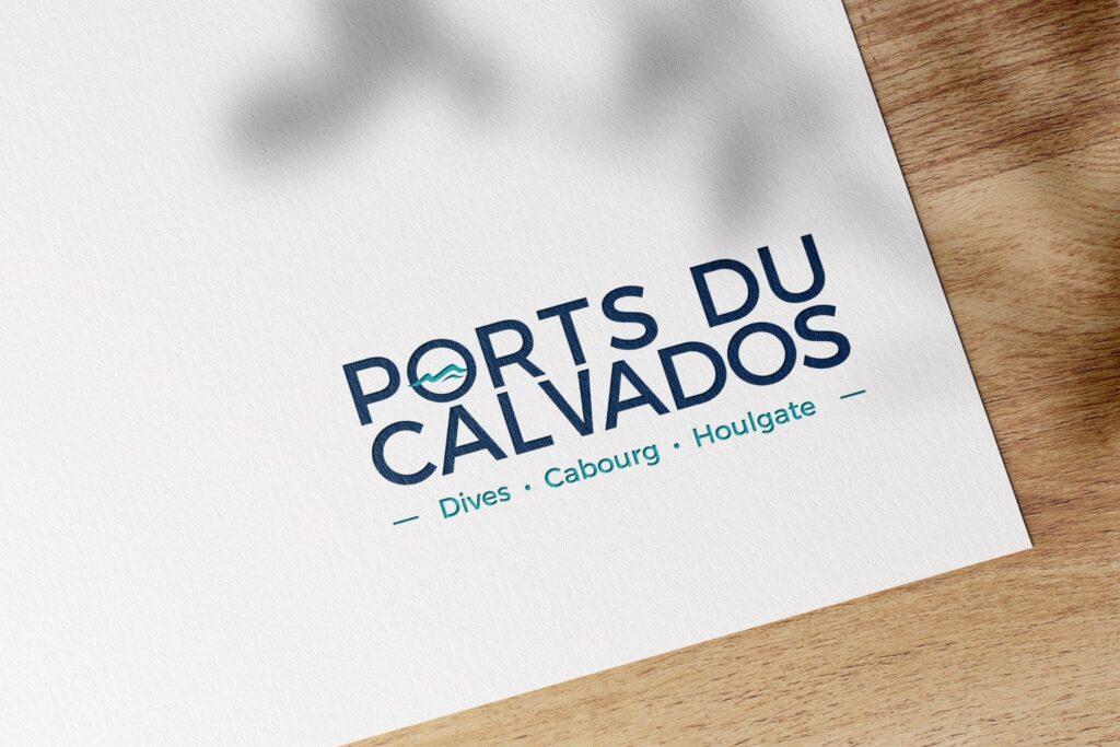 Conception d'identité de marque et supports de communication pour les Ports du Calvados - CCI Caen - Capture Communication Agence de communication à Caen