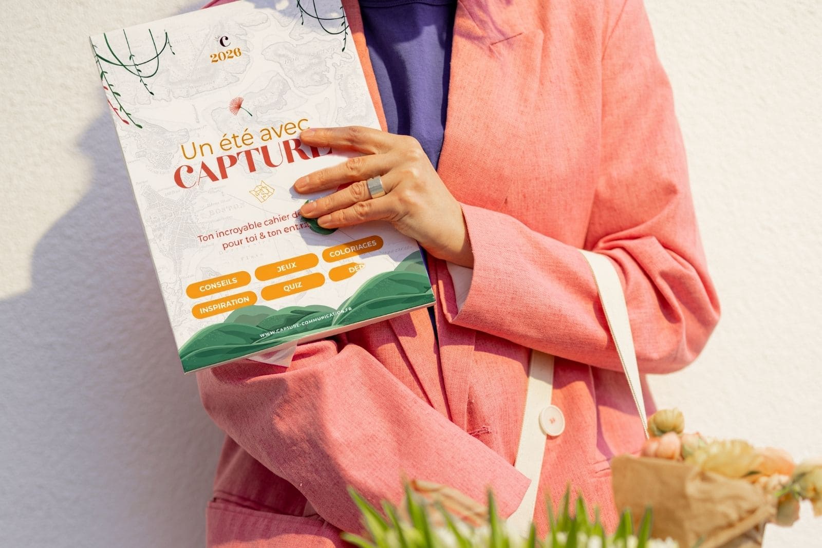 Cahier de vacances entrepreneuses 2026 Offert par Capture Communication