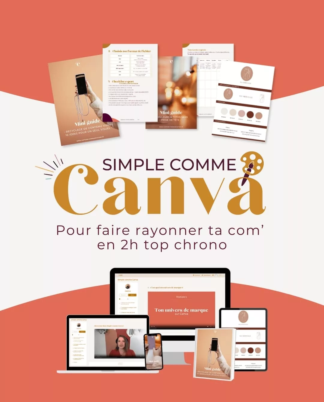 Capture Communication Formation en ligne Canva pour entrepreneurs Boost Ton Insta