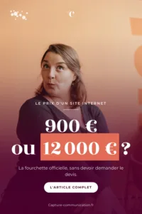 Combien coûte un site internet en 2026 ? Les fourchettes officielles Combien coûte un site internet en 2026 ? Les fourchettes officielles · Capture Communication, agence web à Caen